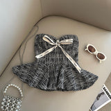 2WAYリボンペプラムトップス(2COLOR)AT1316