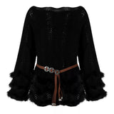 ティアードファーニット(2COLOR)AT1389