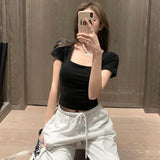 スクエアネックシンプルカットソー(3COLOR)AT1281