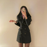 ツイードジャケットワンピース(2COLOR)AO1727