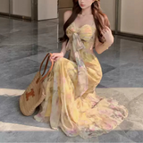 サイドカットフラワーワンピースAO1753