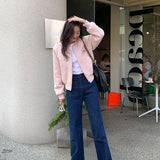 ジップツイードブルゾン(2COLOR)AJ1154