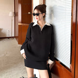 シャツドッキングVネックセットアップ(2COLOR)AS1695