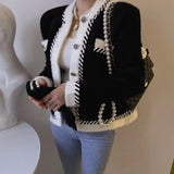 ダブルステッチモノトーンカーディガン(2COLOR)AT1296