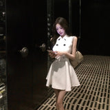 ピュアホワイトAラインワンピースAO1754