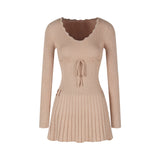 ウエストタッチニットワンピース(3COLOR)AO1829