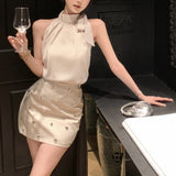 ワントーンエレガントセットアップ(2COLOR)AS1484