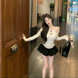 レースキャミソールドットカットソーAT1408