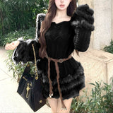 ティアードファーニット(2COLOR)AT1389