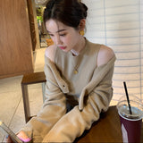 カーディガン付きノースリーブニット(4COLOR)AT1380