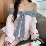 バイカラースウェットセットアップAS1731