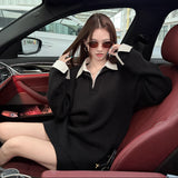 シャツドッキングVネックセットアップ(2COLOR)AS1695