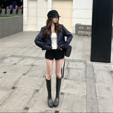 ツイードフーディジャケットAJ1188