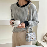 2WAYツイードミニバッグ(4COLOR)AG1032