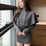 ケープニットグレーセットアップAS1697