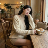 Vネックニット+タイトワンピース(2COLOR)AS1706