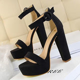 シンプルプラットフォームサンダル(3COLORS)AP1005