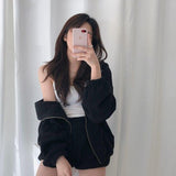 リブパーカールームウェア(3COLORS)AR1008