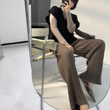 シンプルリブニットパンツ(6COLORS)AB1069