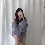 リブパーカールームウェア(3COLORS)AR1008