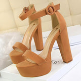 シンプルプラットフォームサンダル(3COLORS)AP1005