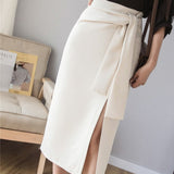 スリット入りタイトスカート(2COLORS)AB1003