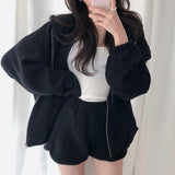 リブパーカールームウェア(3COLORS)AR1008