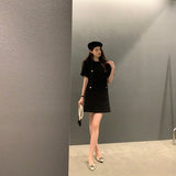 ベーシックツイードワンピース(3COLORS)AO1326