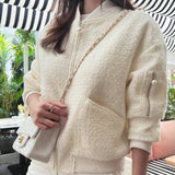 ツイードきれいめブルゾン(2COLOR)AJ1120