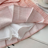 ツイードプリーツスカート(3COLOR)AB1167