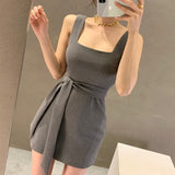 ウエストマークタイトミニワンピース(3COLORS)AO1332