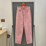 ハイウエストカラーデニム(2COLORS)AB1128