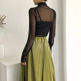 シースルーカットソー(2COLOR)AT1203