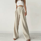 ウエストデザインワイドパンツ(2COLORS)AB1119