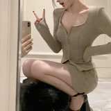 リブデザインタイトセットアップ(2COLOR)AS1310