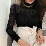 切り替えメッシュニット(2COLORS)AT1192