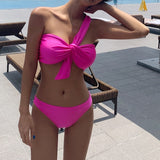 ねじりリボンスイムウェア(2COLORS)AW1038