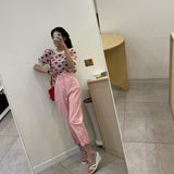 ハイウエストカラーデニム(2COLORS)AB1128