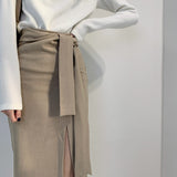 ウエストマークスリット入りスカート(3COLORS)AB1138