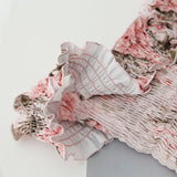 【即納】フラワーオフショルスイムウェアAW1030