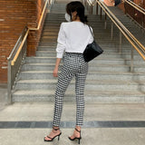 ギンガムチェックタイトパンツAB1139