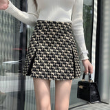 モダン柄スコートAB1166