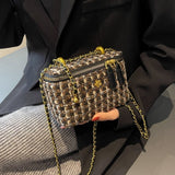 スプリングカラーツイードバニティバッグ(5COLOR)AG1029