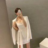 ジャケットセットミニワンピース(3COLORS)AS1222