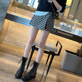 モダン柄スコートAB1166