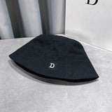 ワンポイントイニシャルバケットハット(3COLORS)AA1008