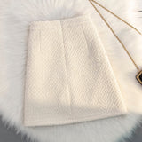 カラービジューツイードスカート(2COLOR)AB1170