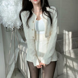 パールボタンお上品セットアップ(3COLOR)AS1316