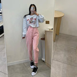 ハイウエストカラーデニム(2COLORS)AB1128