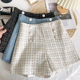 ハイウエストツイードショートパンツ(3COLORS)AB1080